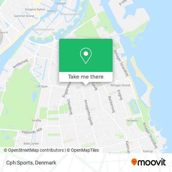 Cph:Sports map