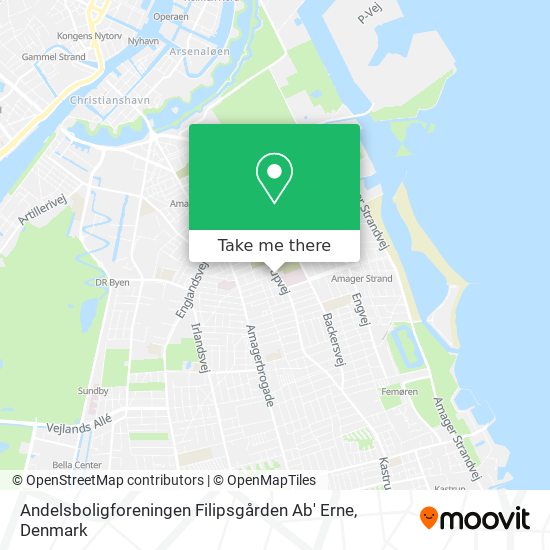 Andelsboligforeningen Filipsgården Ab' Erne map