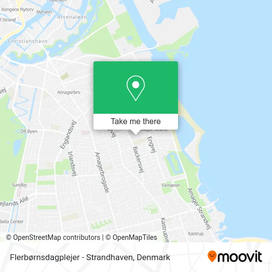 Flerbørnsdagplejer - Strandhaven map