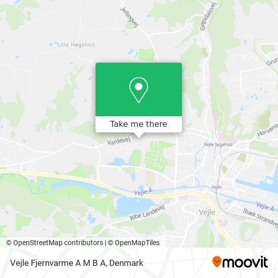 Vejle Fjernvarme A M B A map