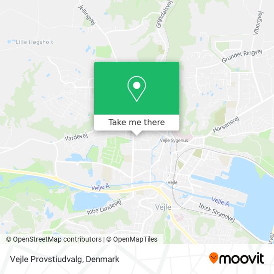 Vejle Provstiudvalg map