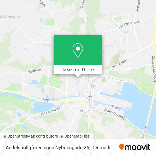 Andelsboligforeningen Nyboesgade 26 map