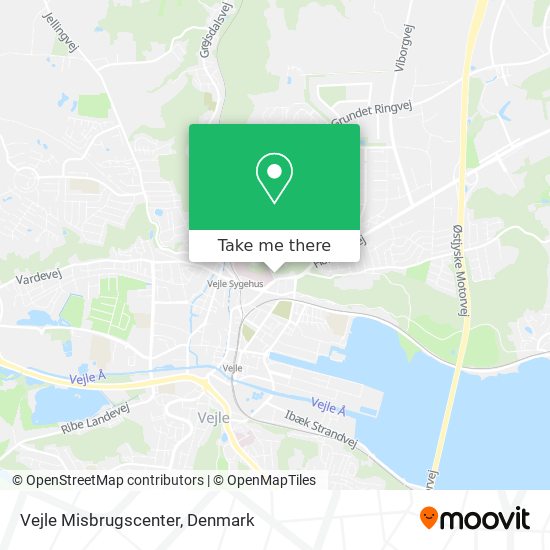 Vejle Misbrugscenter map