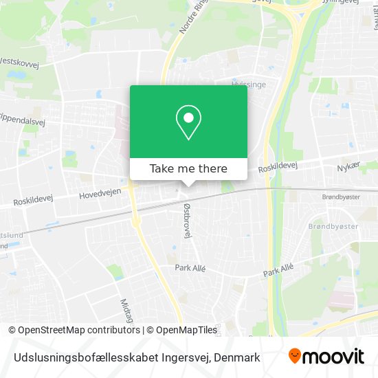 Udslusningsbofællesskabet Ingersvej map