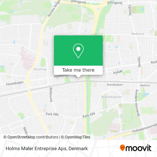 Holms Maler Entreprise Aps map