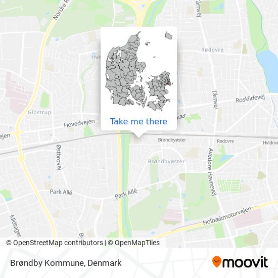 Brøndby Kommune map