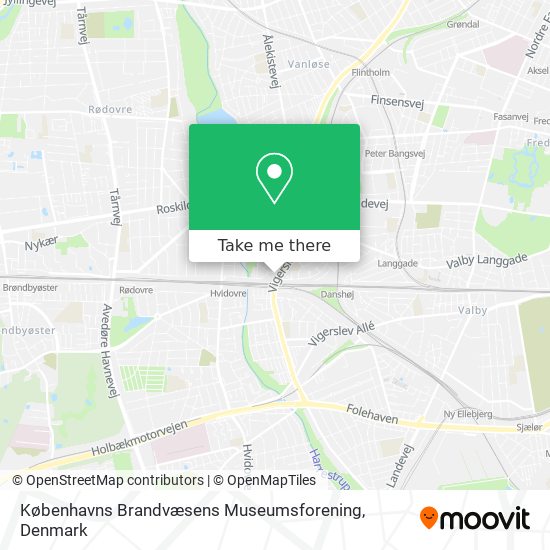 Københavns Brandvæsens Museumsforening map