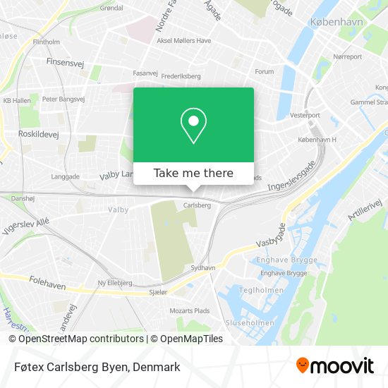 Føtex Carlsberg Byen map
