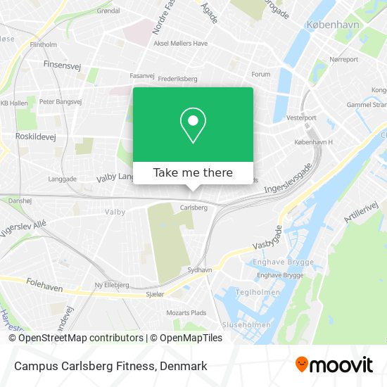 Campus Carlsberg Fitness map