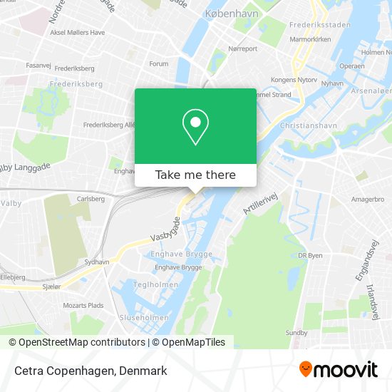 Cetra Copenhagen map