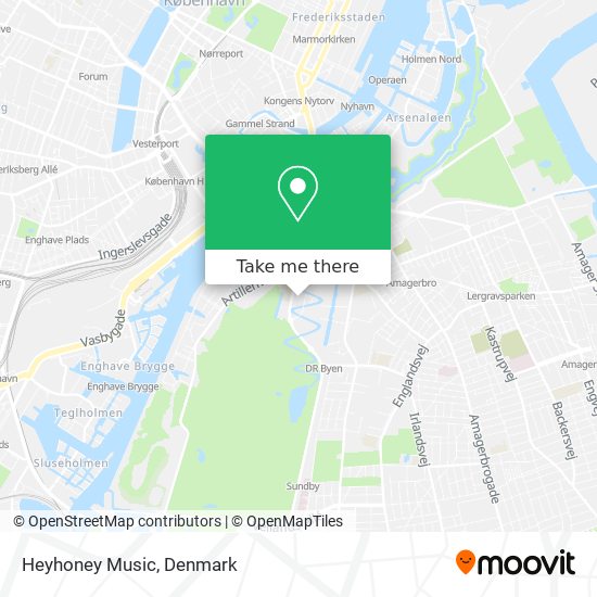 Heyhoney Music map