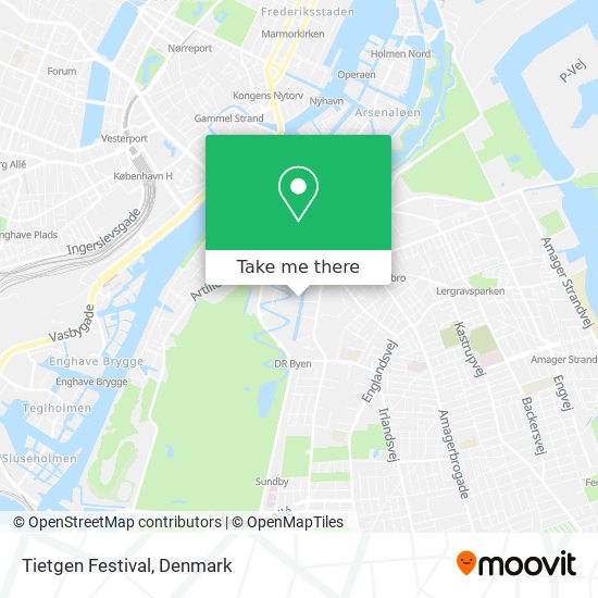 Tietgen Festival map