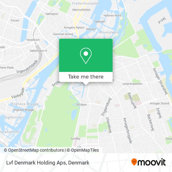 Lvf Denmark Holding Aps map