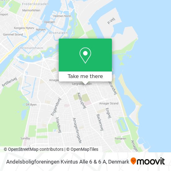 Andelsboligforeningen Kvintus Alle 6 & 6 A map