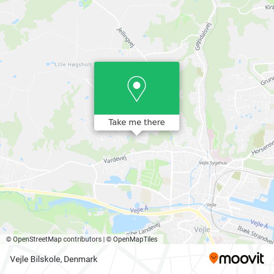 Vejle Bilskole map