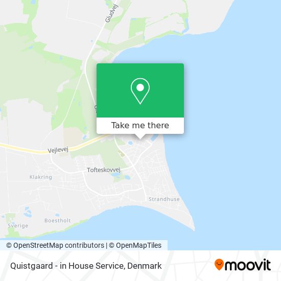 Quistgaard - in House Service map