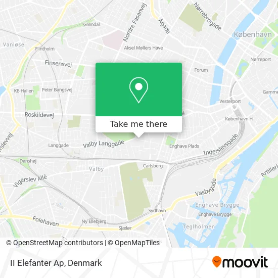 II Elefanter Ap map
