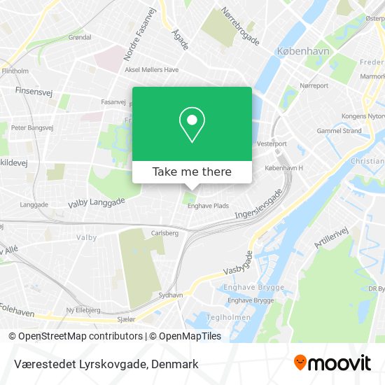 Værestedet Lyrskovgade map