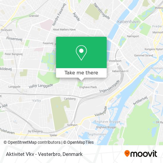 Aktivitet Vkv - Vesterbro map