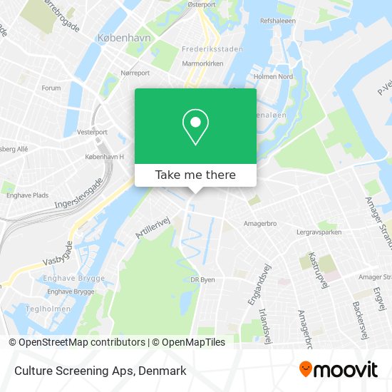 Culture Screening Aps map