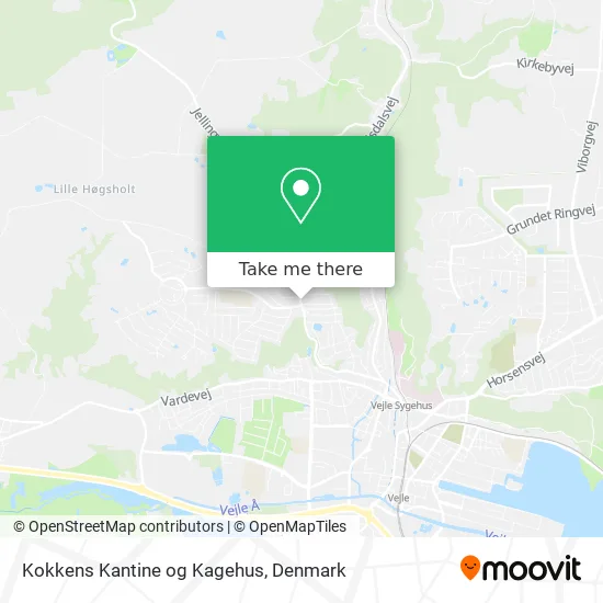 Kokkens Kantine og Kagehus map
