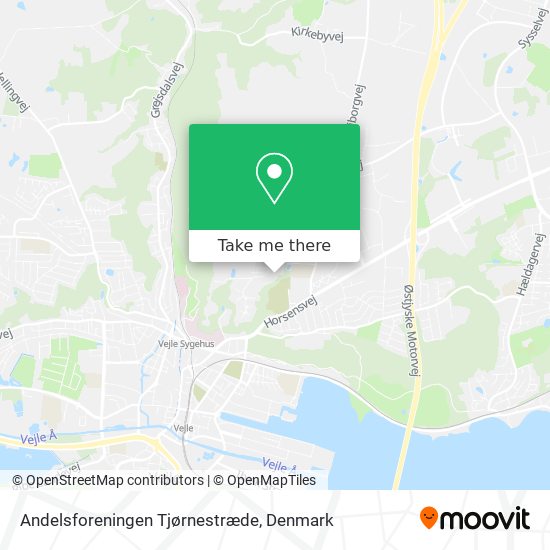 Andelsforeningen Tjørnestræde map