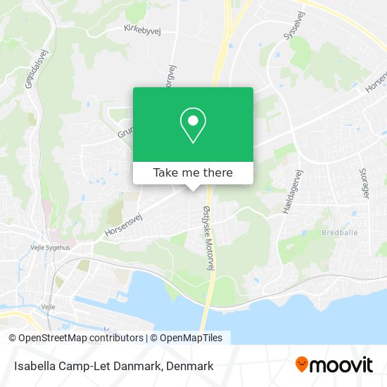 Isabella Camp-Let Danmark map