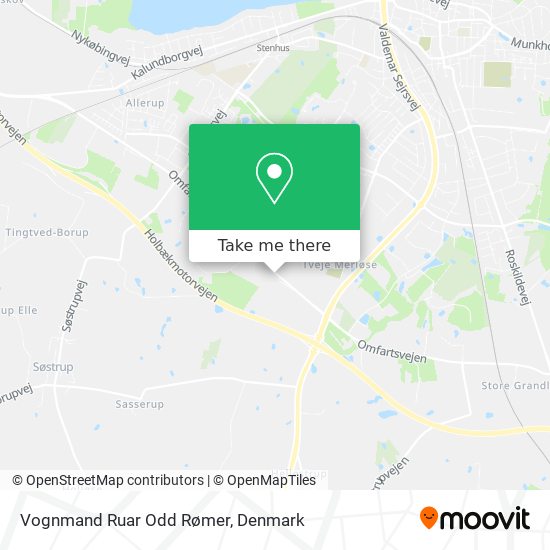 Vognmand Ruar Odd Rømer map