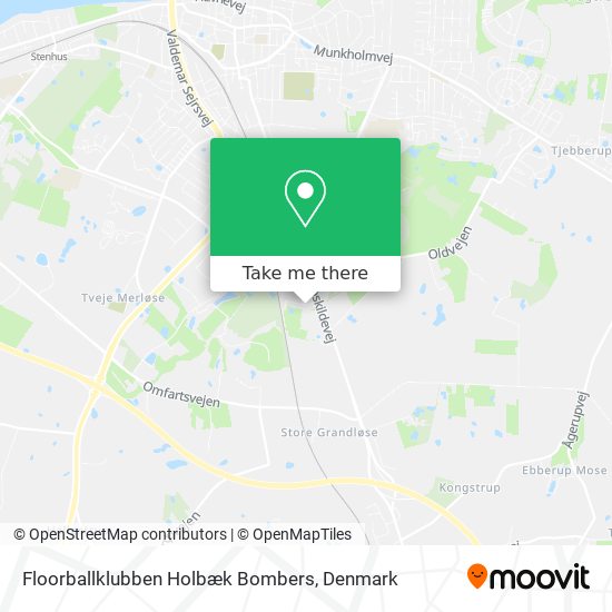 Floorballklubben Holbæk Bombers map