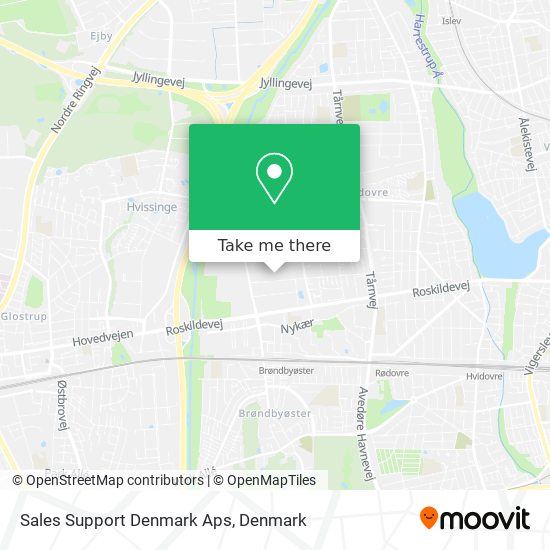 Sales Support Denmark Aps map