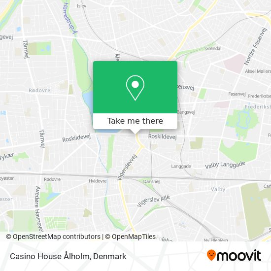Casino House Ålholm map