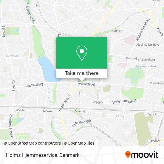 Holms Hjemmeservice map