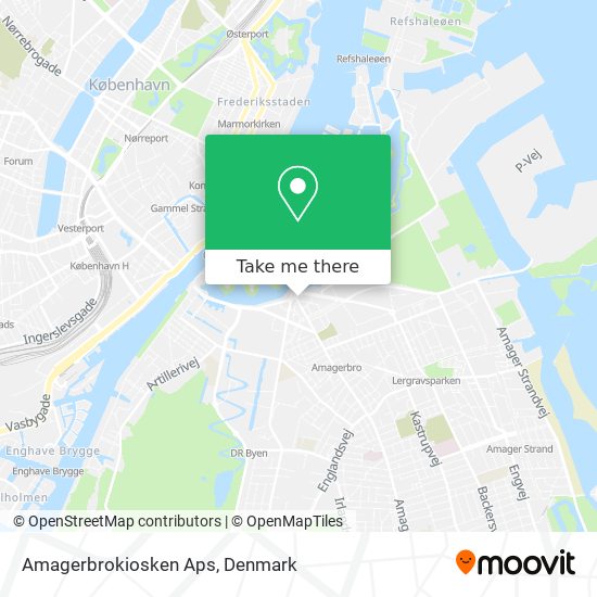 Amagerbrokiosken Aps map