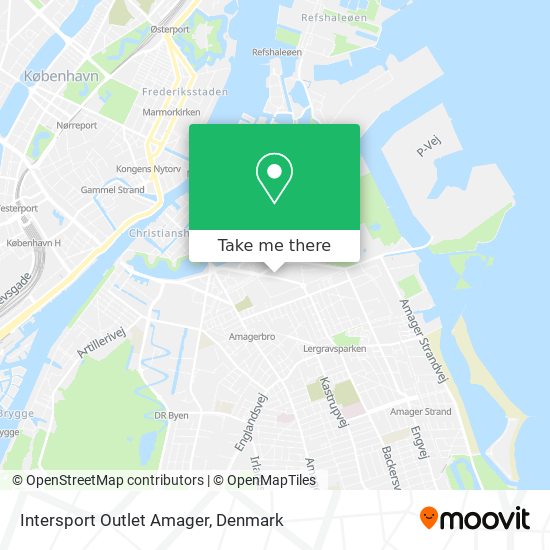 Intersport Outlet Amager map