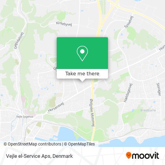 Vejle el-Service Aps map