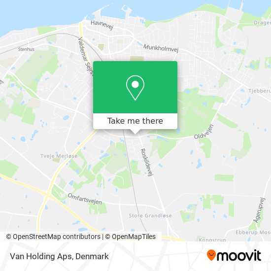 Van Holding Aps map