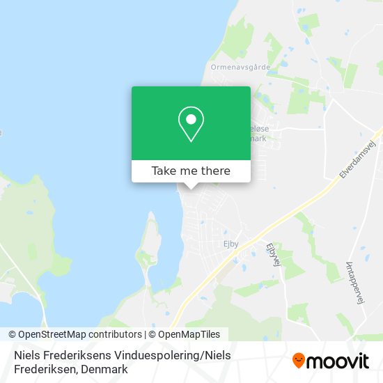 Niels Frederiksens Vinduespolering / Niels Frederiksen map