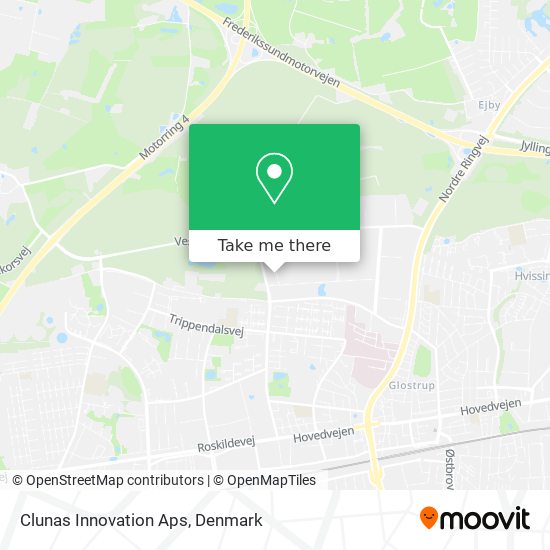 Clunas Innovation Aps map