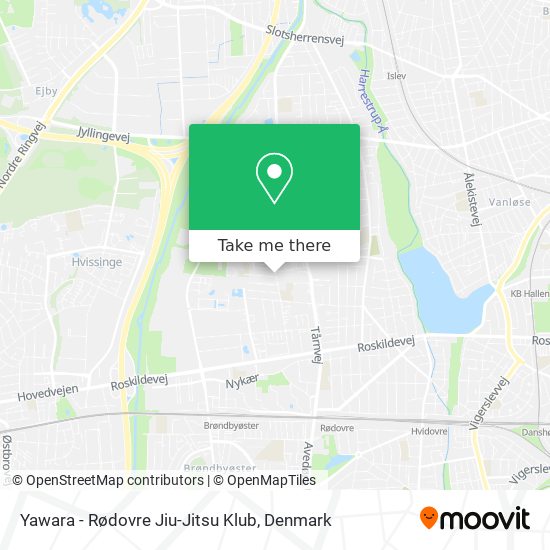 Yawara - Rødovre Jiu-Jitsu Klub map