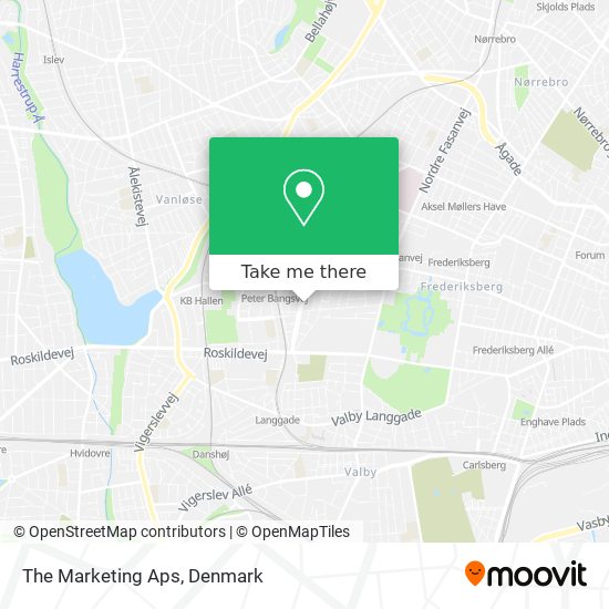 The Marketing Aps map