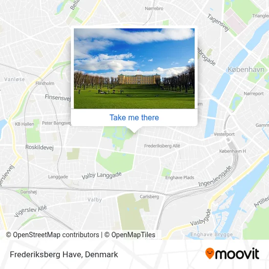 Frederiksberg Have map