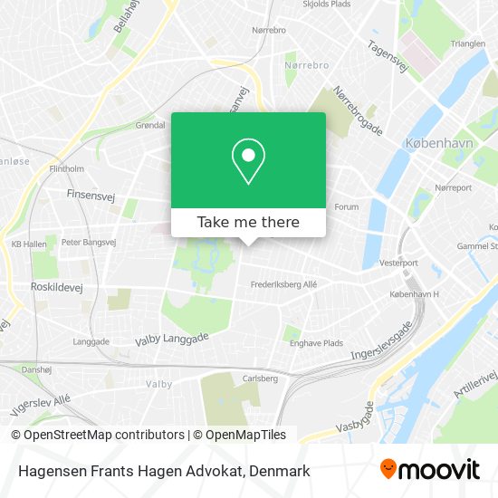 Hagensen Frants Hagen Advokat map