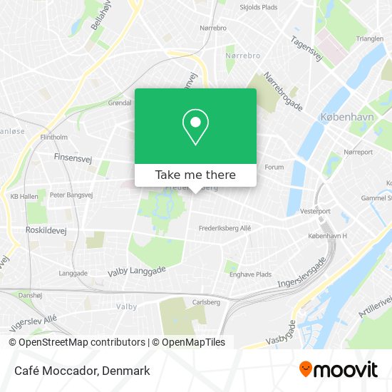 Café Moccador map