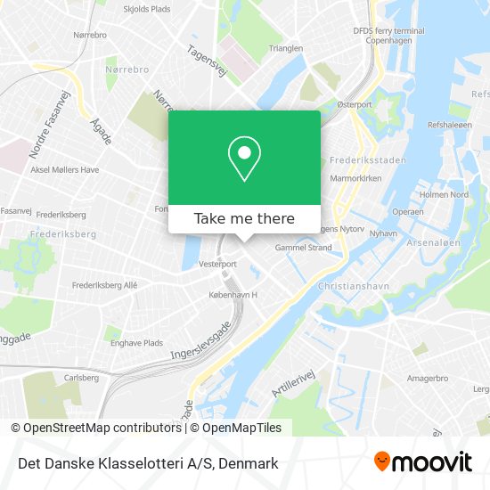 Det Danske Klasselotteri A/S map