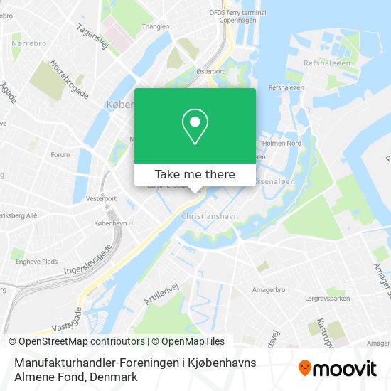 Manufakturhandler-Foreningen i Kjøbenhavns Almene Fond map