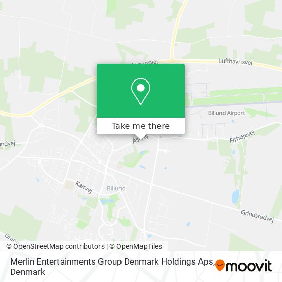 Merlin Entertainments Group Denmark Holdings Aps map