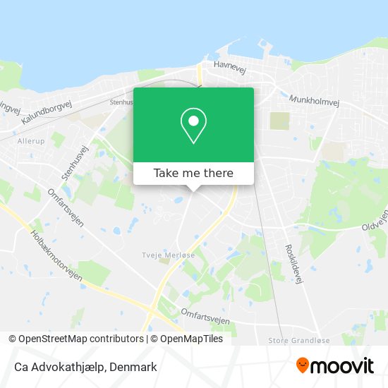 Ca Advokathjælp map