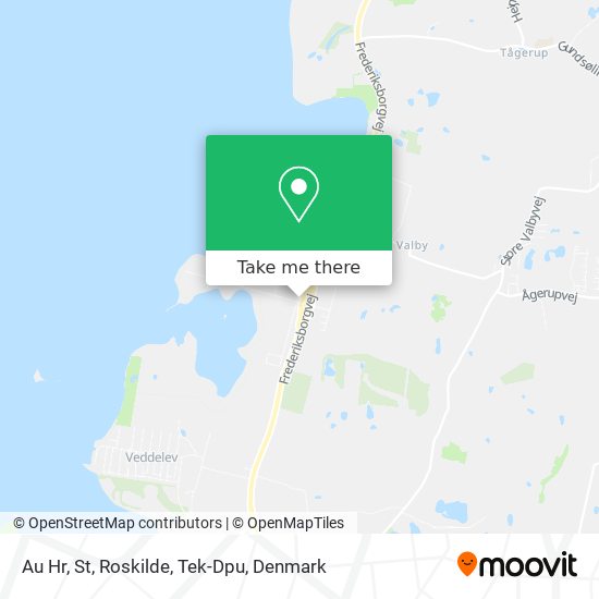 Au Hr, St, Roskilde, Tek-Dpu map