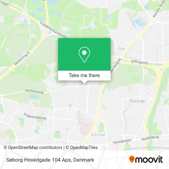 Søborg Hovedgade 104 Aps map