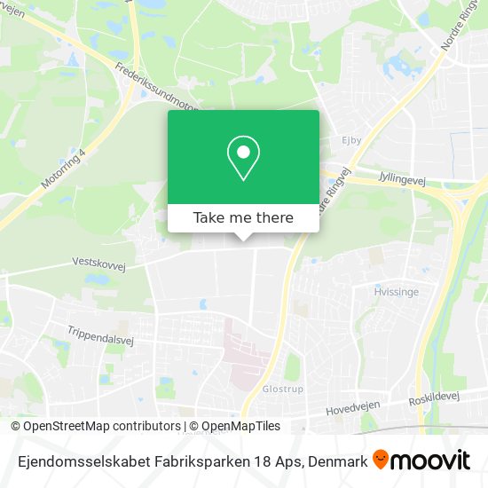 Ejendomsselskabet Fabriksparken 18 Aps map
